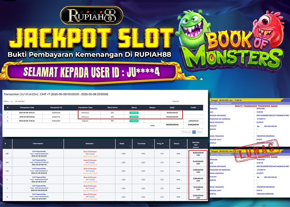 RUPIAH88 JACKPOT TOGEL PASARAN HONGKONG Rp.49.000.000,- LUNAS